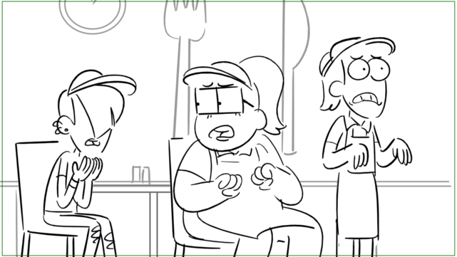 i love drawing teenagers being stupid (fun fact, me and @EddiewestG both still had amphibia on the brain, so we totally dind't draw tina like anne at all winkwink) 