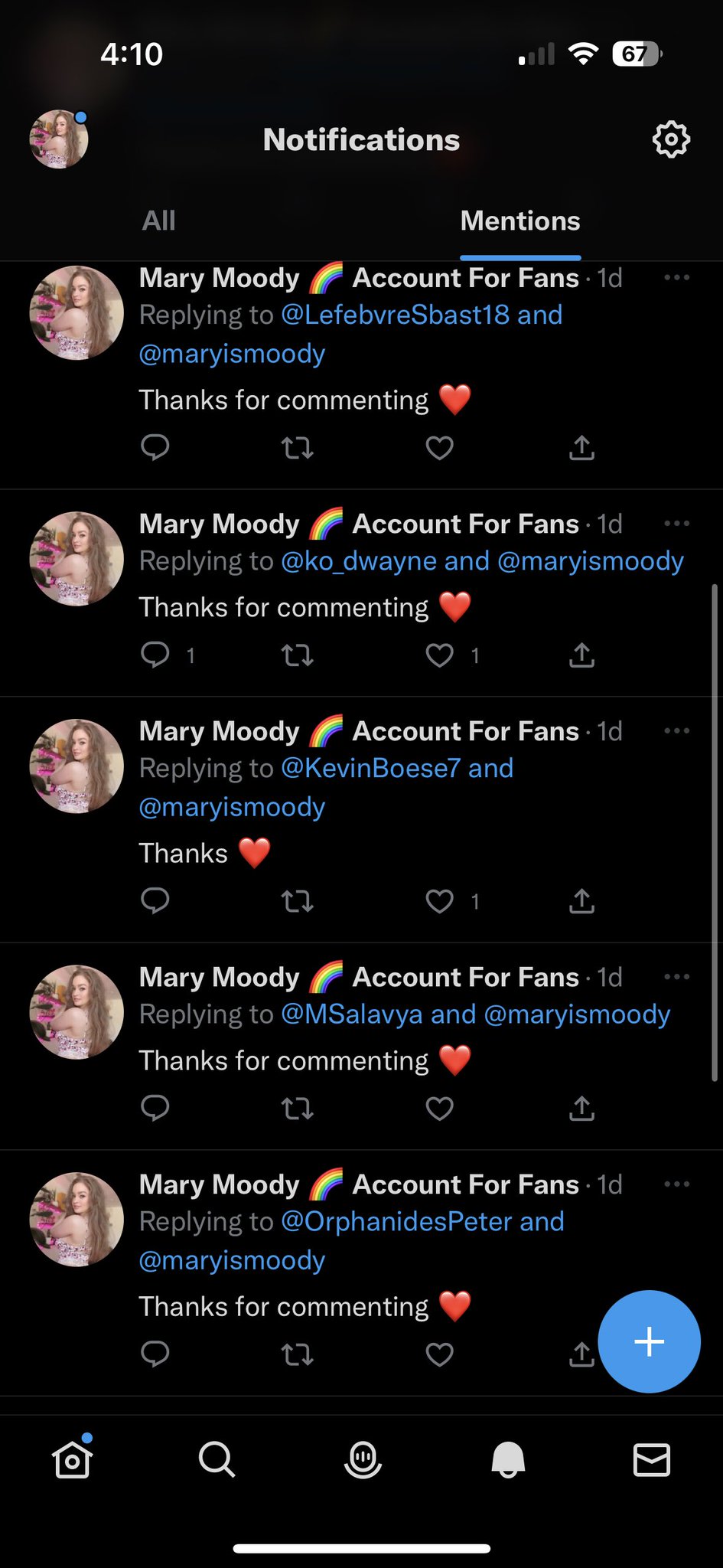 TW Pornstars 2 pic. Mary Moody. Twitter. Some catfish account is