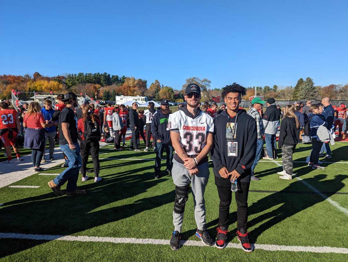 I had a good time at the <a href="/CUAA_Football/">Concordia Football</a> game on Saturday. Thank you <a href="/coach_codd/">Jonathan Coddington</a> for the opportunity.