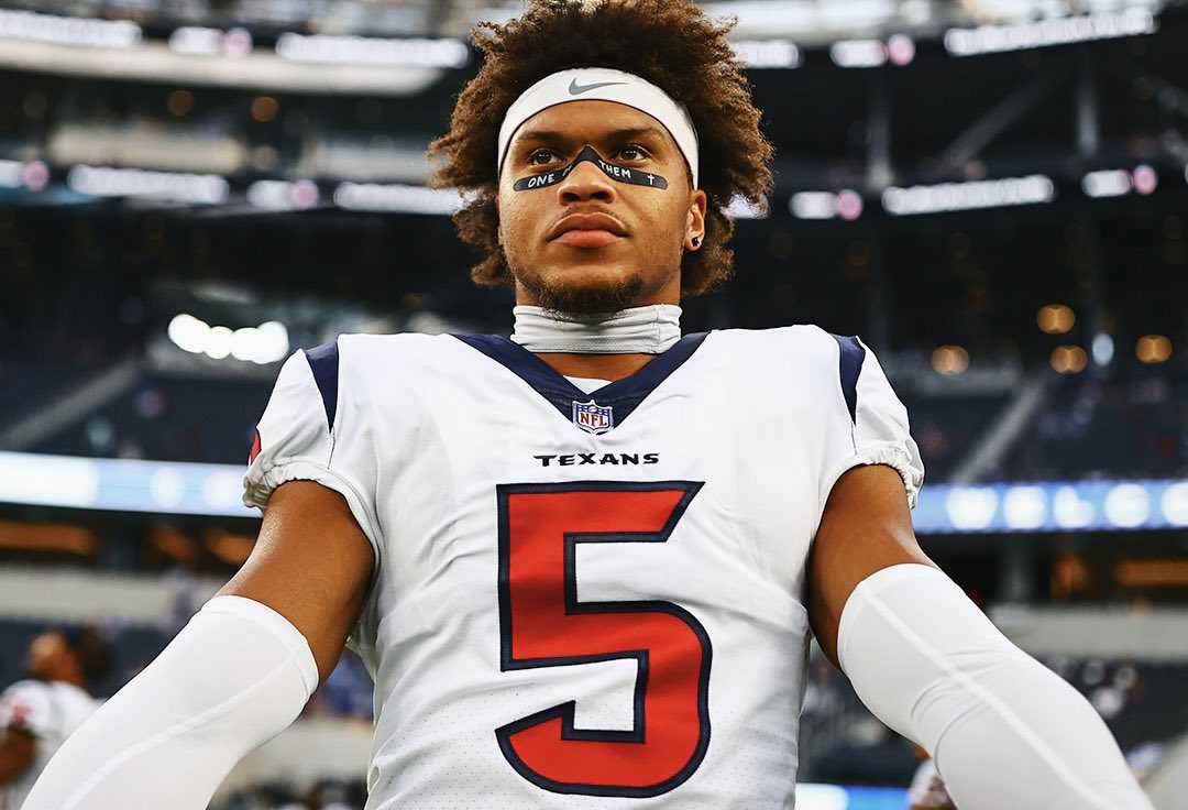 Jalen Pitre since week 5: • 18 Tackles • 87 coverage snaps • 4 receptions allowed (53 yards) • 0 TD allowed The Texans rookie safety has been LOCKS the past few weeks 🔒