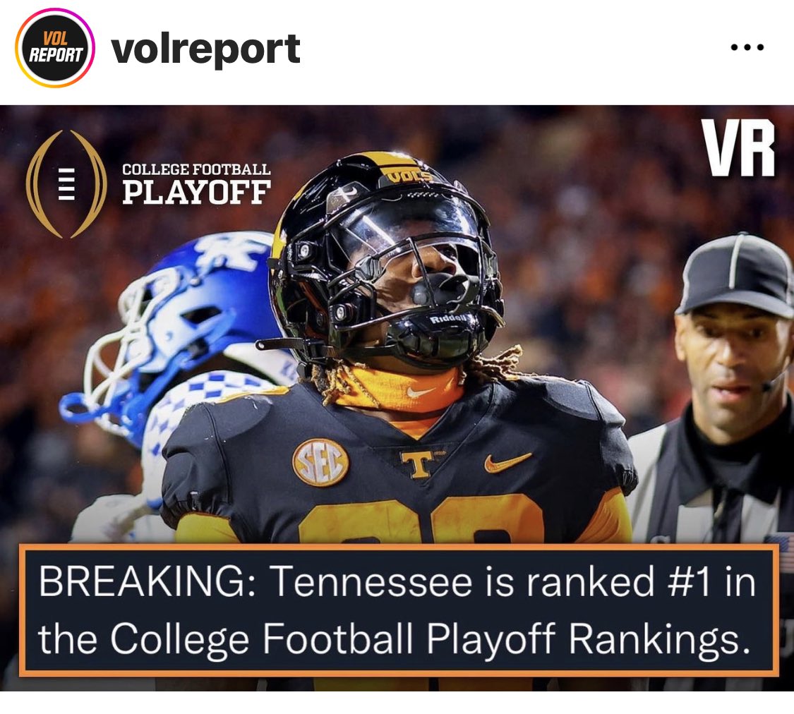 Still gotta take care of business but nice being ranked here ⁦<a href="/TheLegitBurch/">Burch</a>⁩ ⁦<a href="/claireheatherly/">clur</a>⁩ <a href="/KarenForrer/">Karen Forrer</a>⁩ ⁦<a href="/kevinforrer/">kevinforrer</a>⁩ #GoVols #Tennessee #RockyTop @joellenheatherly ⁦@Peyton_4er⁩