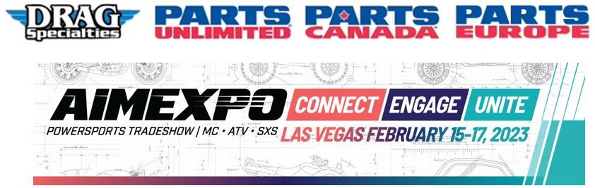 Dealernews's tweet photo. LeMan's Corp has officially confirmed @PartsUnlimited1 and @DragSpecialties are returning to @AIMExpo February 15-17, 2023! "For us, it's another opportunity to come together with the powersports Industry," says VP of Sales/Marketing, Jeff Derge. https://t.co/mKBGetz2H7 https://t.co/zXeXJbY2Sw