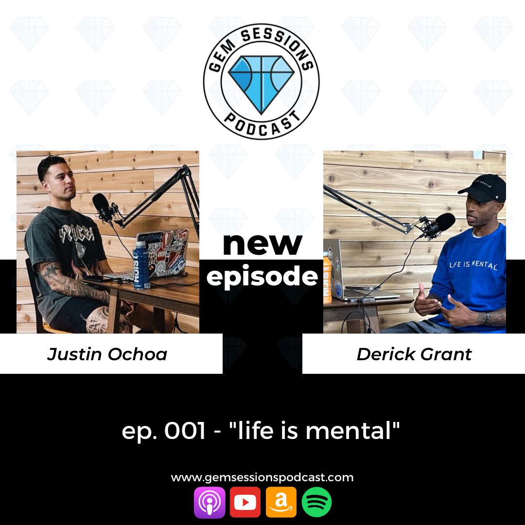 Justin Ochoa (@justinochoa317) on Twitter photo Ep. 001 - “Life is Mental”
w/ <a href="/DGMindset/">Derick Grant | Growth Mindset Coach</a>
This is an INCREDIBLE episode for all coaches, athletes and parents to learn how to take control of their mental performance. I’m still blown away.
Give it a watch / listen ⬇️⬇️
gemsessionspodcast.com/episodes/001
@GemSessionsPod Ep. 001 - “Life is Mental”
w/ <a href="/DGMindset/">Derick Grant | Growth Mindset Coach</a>
This is an INCREDIBLE episode for all coaches, athletes and parents to learn how to take control of their mental performance. I’m still blown away.
Give it a watch / listen ⬇️⬇️
gemsessionspodcast.com/episodes/001
@GemSessionsPod