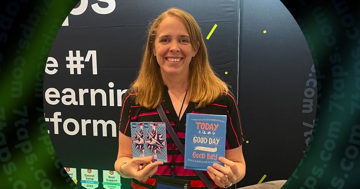 To all 600+ folks who stopped by our booth at #DevLearn —we appreciated meeting you! Thanks for your smiles and inspiring #microlearning talks. We had a blast! 🔥