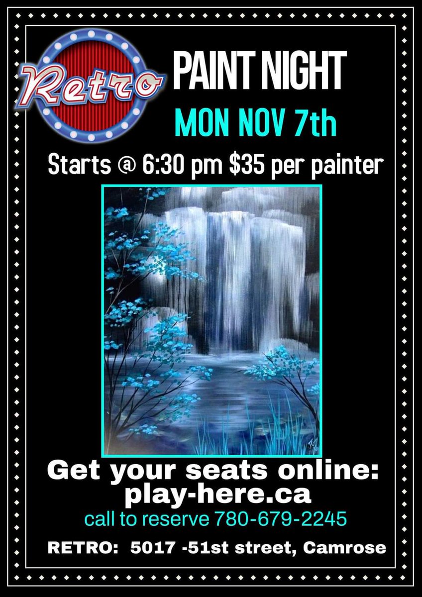 RetroPlayHere's tweet photo. Monday reserve now  780 679 2245  or book online  https://t.co/Ou7C51YmHh https://t.co/mWvfOeC1WI