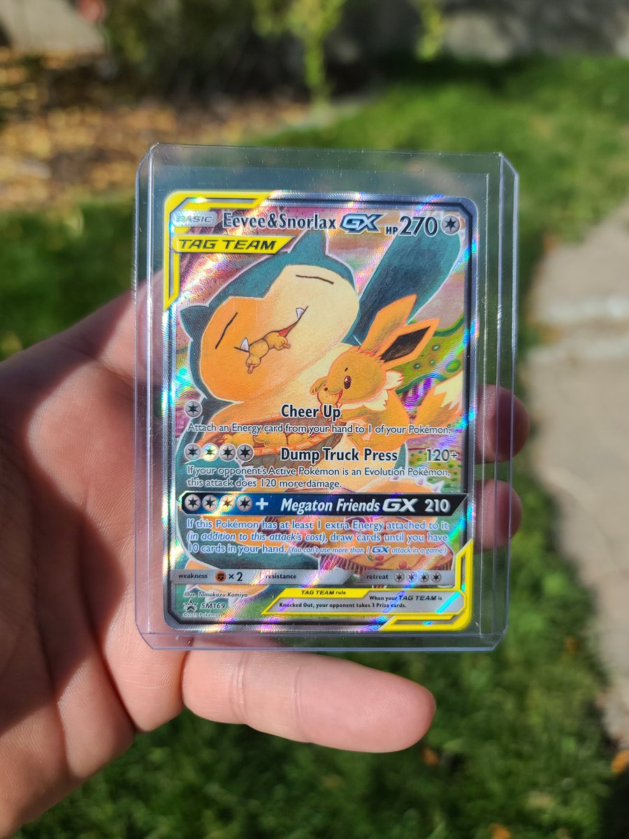 jeffthrowcards's tweet photo. Giving away this beautiful Eevee and Snorlax Pokemon card

Like/retweet

Follow @jeffthrowcards 

Rolling this Friday 11/4/22 https://t.co/Ks5tWRCaec