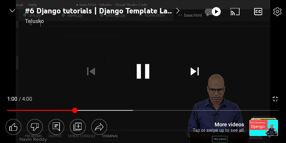 MIbitowa's tweet photo. Day 19, 30 Days of Learning
Django Track

Django Templates are a means of creating dynamic HTML, they define the structure of an app, the Built-in template system is called Django Template Language

#SSAGDSC30DaysChallenge #DeveloperStudentClubs #GDSCLautech #python #30daysofcode https://t.co/BW09sSIbRQ