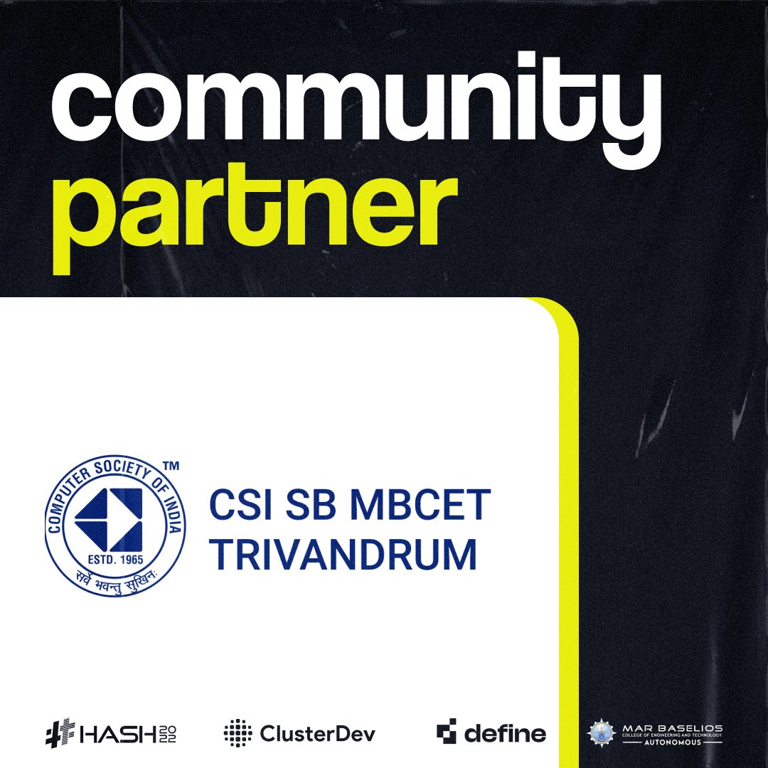 definehack's tweet photo. Define Hack is proud to have CSI MBCET one of its community partners 💫
It encourages and assists the professionals engaged in various fields and fosters a sense of partnership.
Do check them out for more ✨
#hackathon #definehack #ishappening #Developers https://t.co/58PEpmROSk