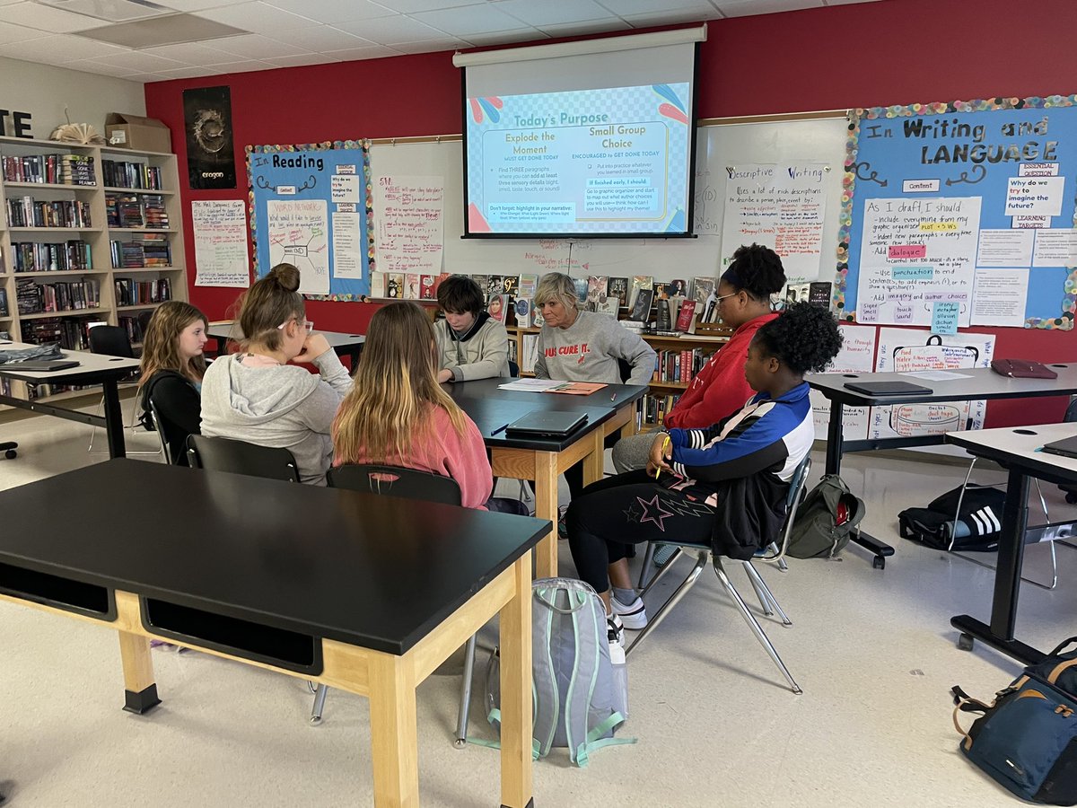 Students #chose the area of skill they needed and joined a seminar that matched their #individual needs. #udl #di #smallgroup #targetedinstruction