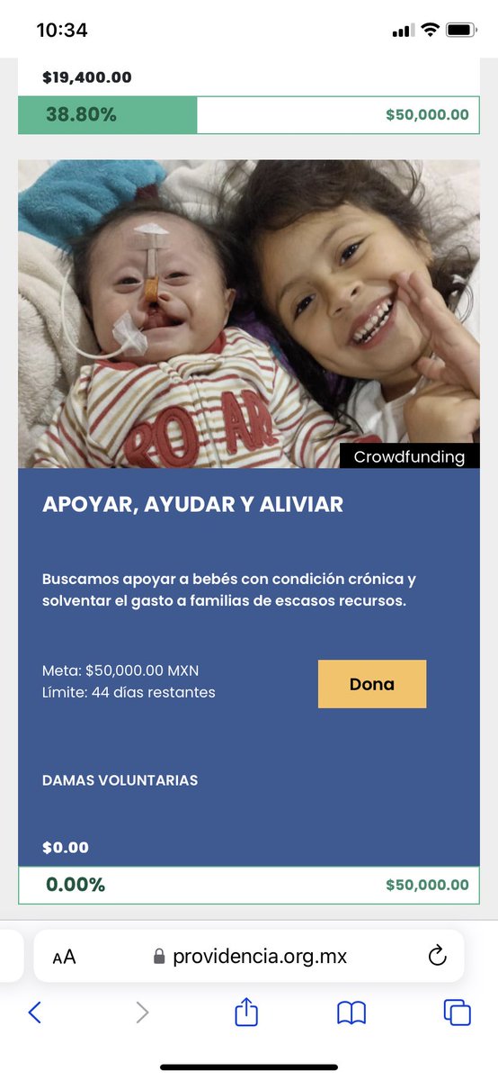 INPer_DamasVol's tweet photo. ¡¡HOY INICIA NUESTRA CAMPAÑA DE CROWDFUNDING PARA AYUDA EN CUIDADOS PALIATIVOS!!   En 45 días tenemos que llegar a nuestra meta.   💕🙏🏻 Súmate!!!                                                 https://t.co/tpgmVHS9eK

APOYAR, AYUDAR Y ALIVIAR https://t.co/xKNWdI8ZFb