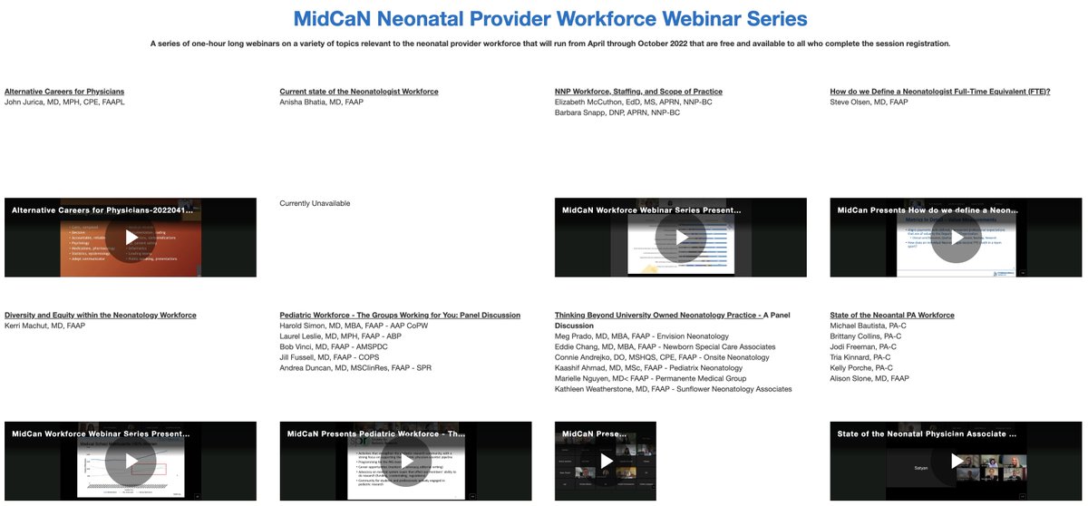 Do NOT work harder, work smarter and collaboratively!

Recordings of the <a href="/MidCareerNeo/">MidCaN</a> Neonatal Provider Workforce Webinar Series have been posted!

Check them out: collaborate.aap.org/SONPM/Pages/20…

<a href="/AAPneonatal/">AAP Neonatal</a>
