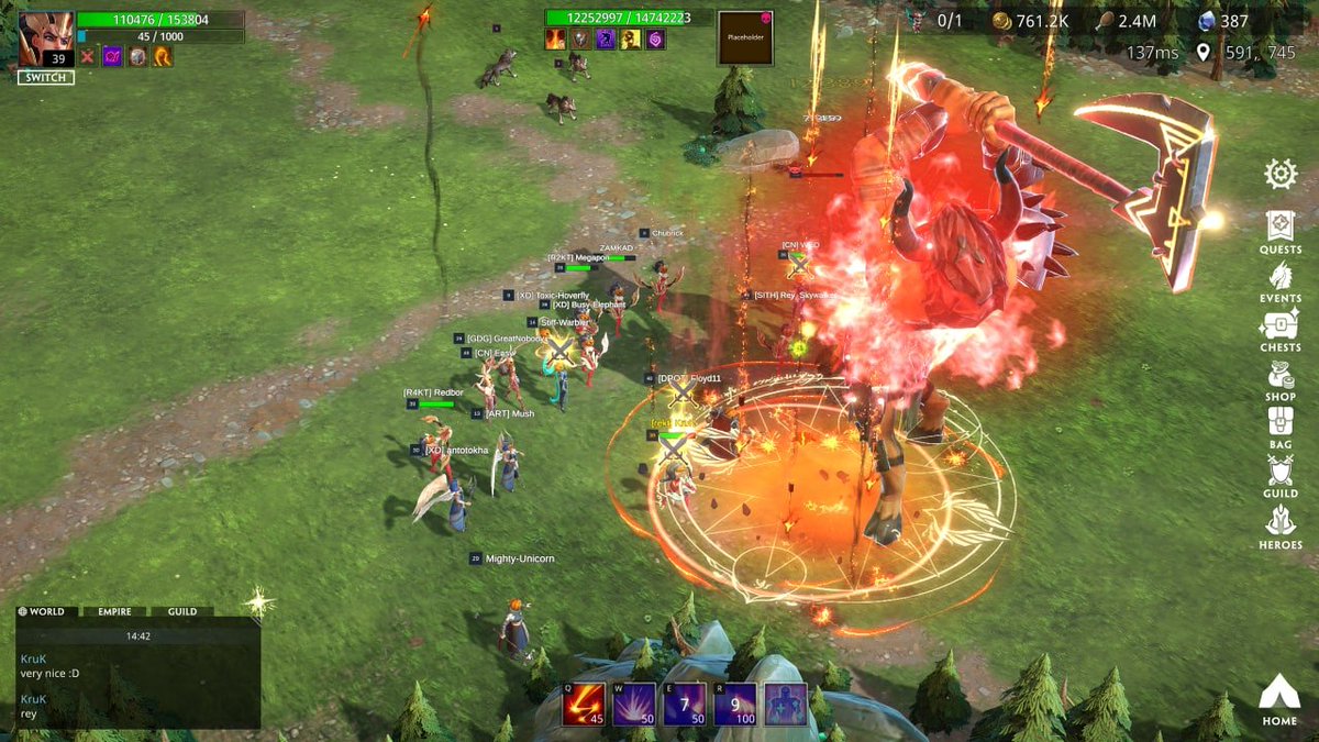 evghendegen's tweet photo. After discussing with my friend from another Guild the plan, we decided to take down THE Minotaur, the strongest boss at the moment. 
@WorldEternalMMO @GuildRekt https://t.co/8VxDFe1UAB