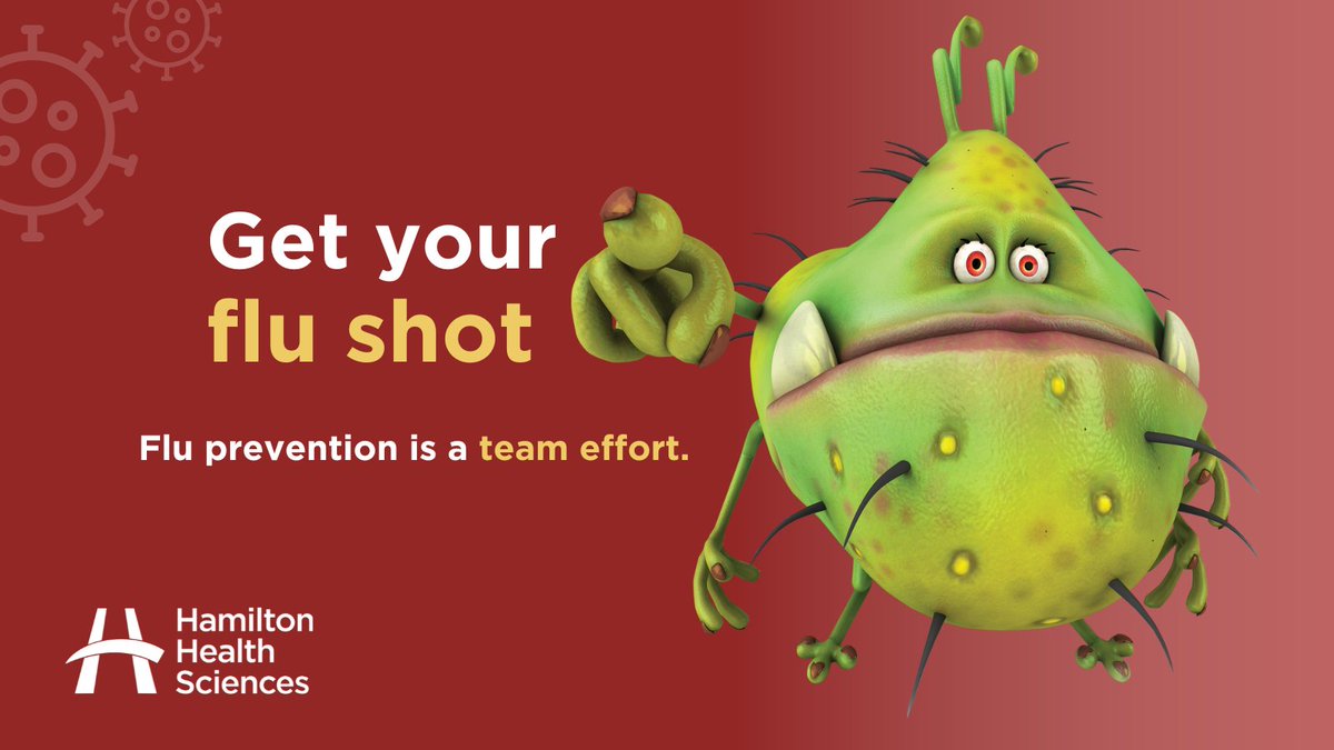 As of today, flu shots are now available. Find #HamOnt locations at, hamilton.ca/flu. As we enter into flu season, with COVID still circulating it's important to stay up-to-date on your vaccines to help prevent serious illness and further strain on our healthcare system.