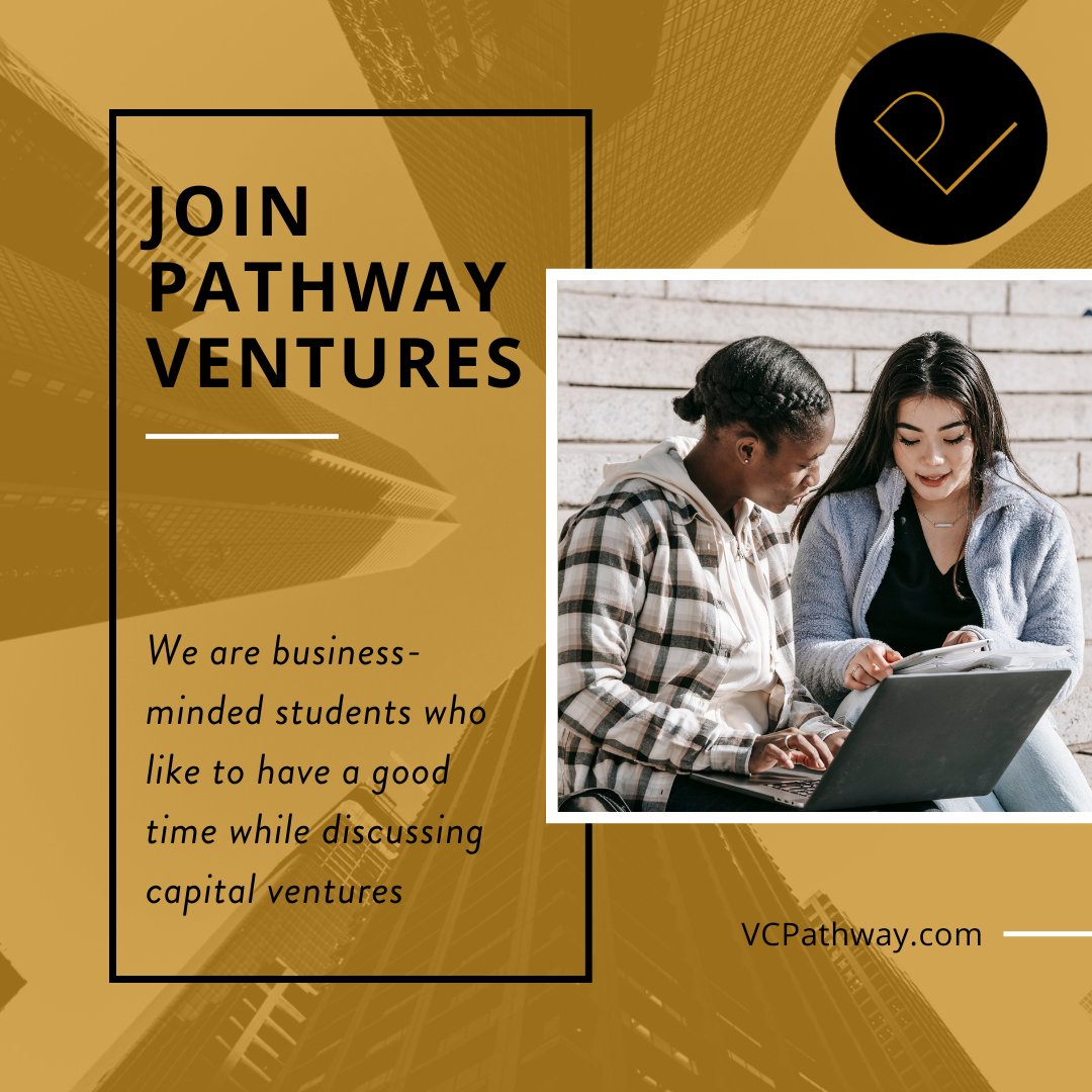 Join a team of movers and shakers. Our goal is to immerse ourselves in venture capital and gain real-world experience to not only expand our knowledge of venture capital but also to help us build solid foundations for our future careers. Message us to learn more