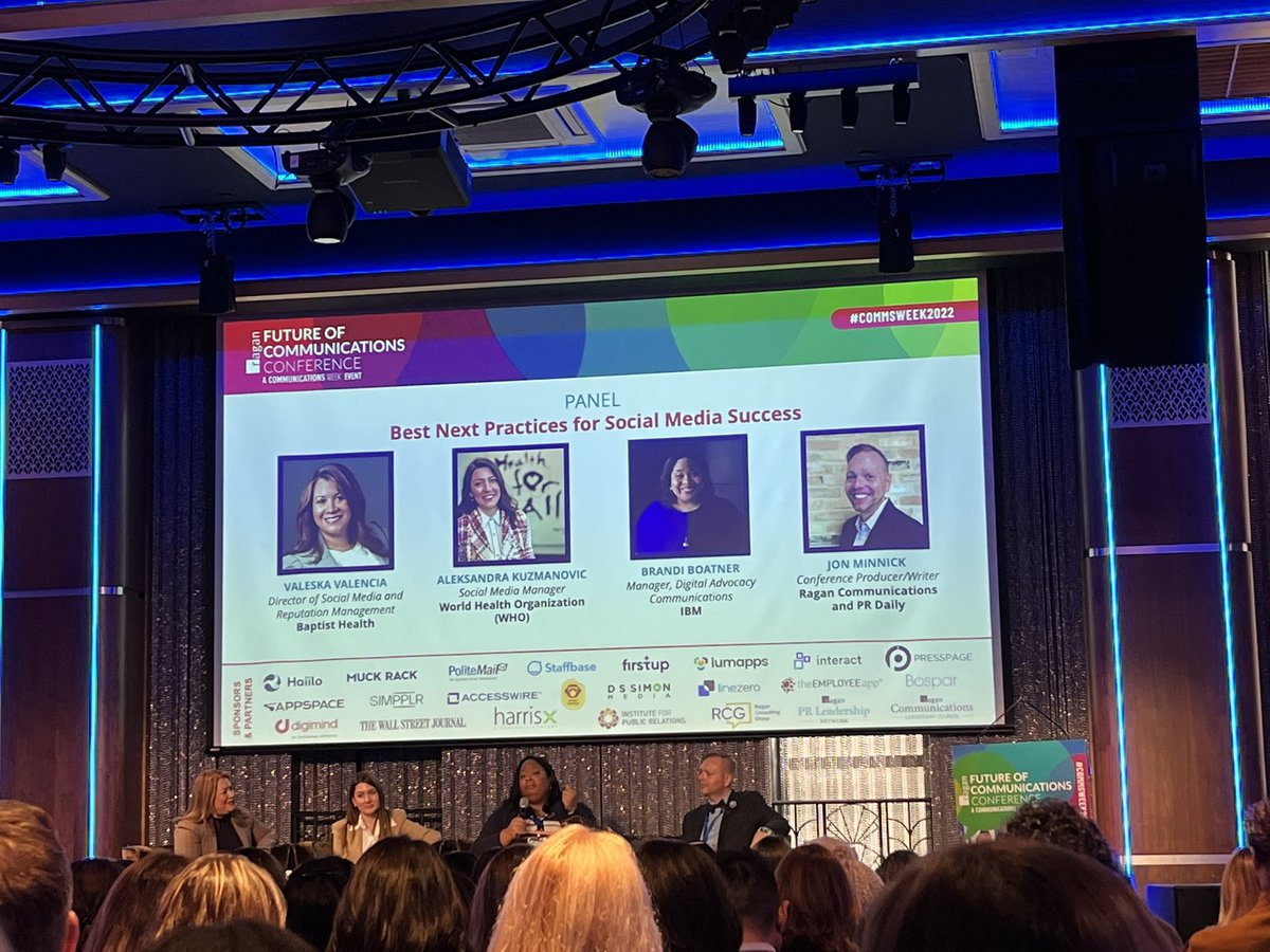 Know what I like about this social media panel? It’s all common sense. Don’t be a jerk on social and don’t jump in where you shouldn’t! #commonsense #CommsWeek2022