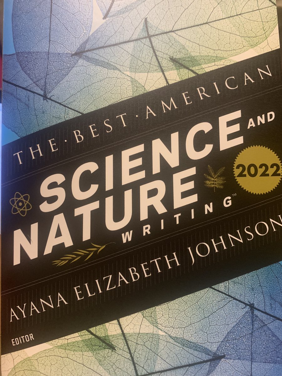 Can't tell me NUFFIN! Today, I'm published in "Best American Food Writing" for a piece about hot chicken and innovation AND "Best American Science &amp; Nature Writing" about Black foragers AND got a commendation for an essay about pimento cheese, Southern-ness and mystery novels.