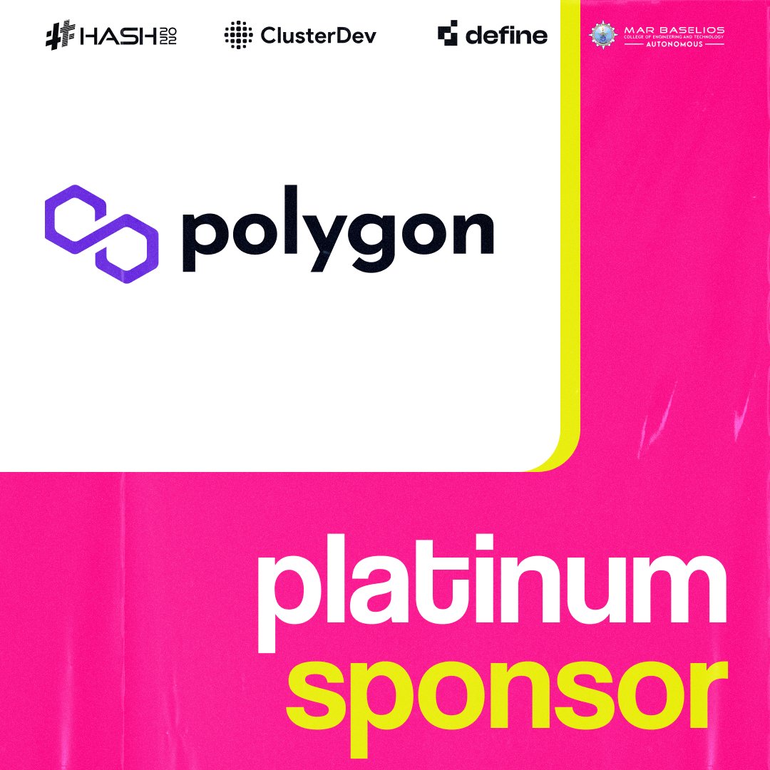 definehack's tweet photo. Define Hack is proud to announce @0xPolygon as one of its platinum sponsors 🔥
Polygon is committed to foster the growth of Web3 applications by providing the necessary infrastructure needed.
Do check them out for more 💫
#definehack #hackathon #web3 #Blockchain https://t.co/E1amclCV7b