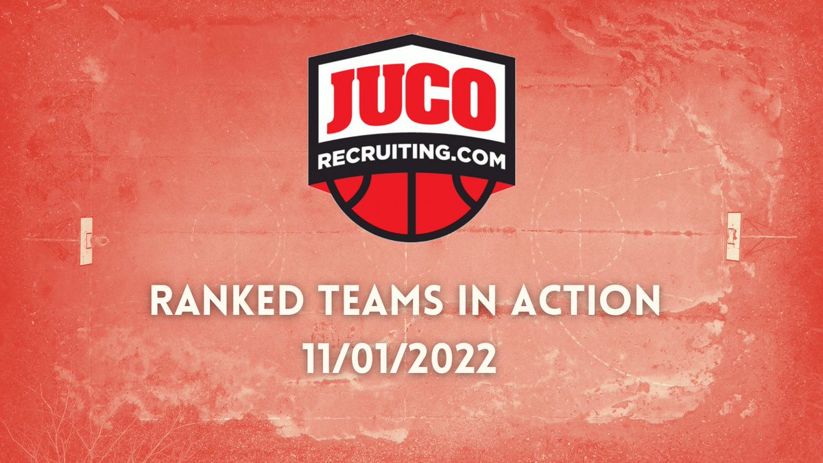 Here's a look at the ranked JUCO teams in action on the opening day of the season. Rankings are based on the NJCAA's pre-season Top 25 Poll. jucorecruiting.com/news_article/s…