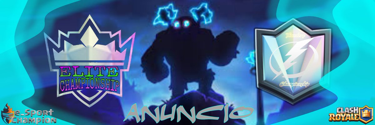 #CR #C_E ComingSoon
ESTO SI NADIE SE LO ESPERABA

La 1ra temporada de la EliteChampionship estaba programada para diciembre junto con la segunda temporada de la ThundersChampionship

PERO DECIDÍ CAMBIARLO PARA AHORA MISMO PORQUE ESTAS BOMBAS PUEDEN ESTALLAR EN CUALQUIER MOMENTO😅