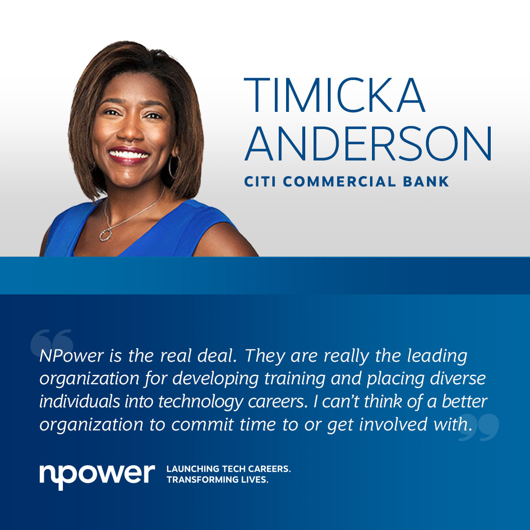 NpowerOrg's tweet image. November is the perfect time to say &quot;thank you&quot; to all who generously support @NPower. Today, we would like to thank our wonderful corporate partners, who support us in so many ways. Here&apos;s what Timicka Anderson of @Citi and Co-Chair of #CommandShift.