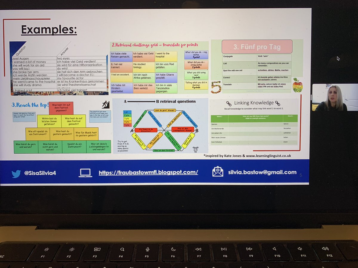 CristaHazell's tweet photo. Roseshine’s principles #mflstyle with @SisaSilvia4 in tonight’s @linguascope webinar #mfltwitterati #MFLchat #langchat #edutwitter #retrieval #spacedpractice interleaving & examples @KateJones_teach @learninglinguist @basnettj https://t.co/jHrHwom9Ci