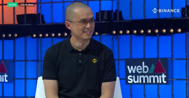 binance's tweet photo. CZ is live on stage at @WebSummit 2022!

Listen-in on @cz_binance's Fireside chat all about "The Promise of Crypto". 

Watch here ⤵️
