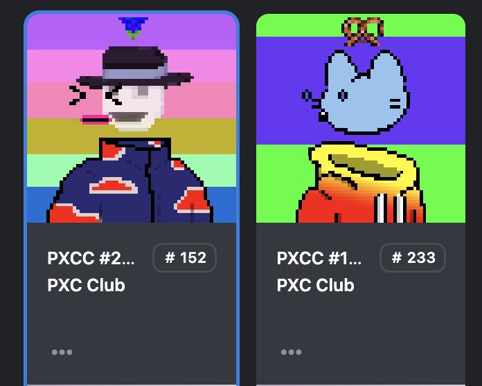 1AMLUVOFFICIAL's tweet photo. Sniped a couple pxcc🔥
@ThePXCC
#pxcc #pixelart #nft https://t.co/gfRTZiYS2j