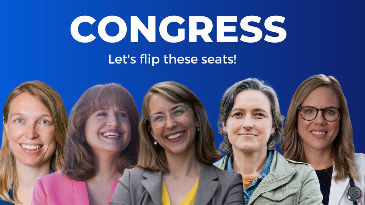 Republicans only need to gain 5 seats to retake the House &amp; 1 seat to win control of the Senate. Mamas, we can't let that happen.

Let’s chat about what’s going on in federal races, what our candidates are up against, and how you can help flip these seats from red to blue.
