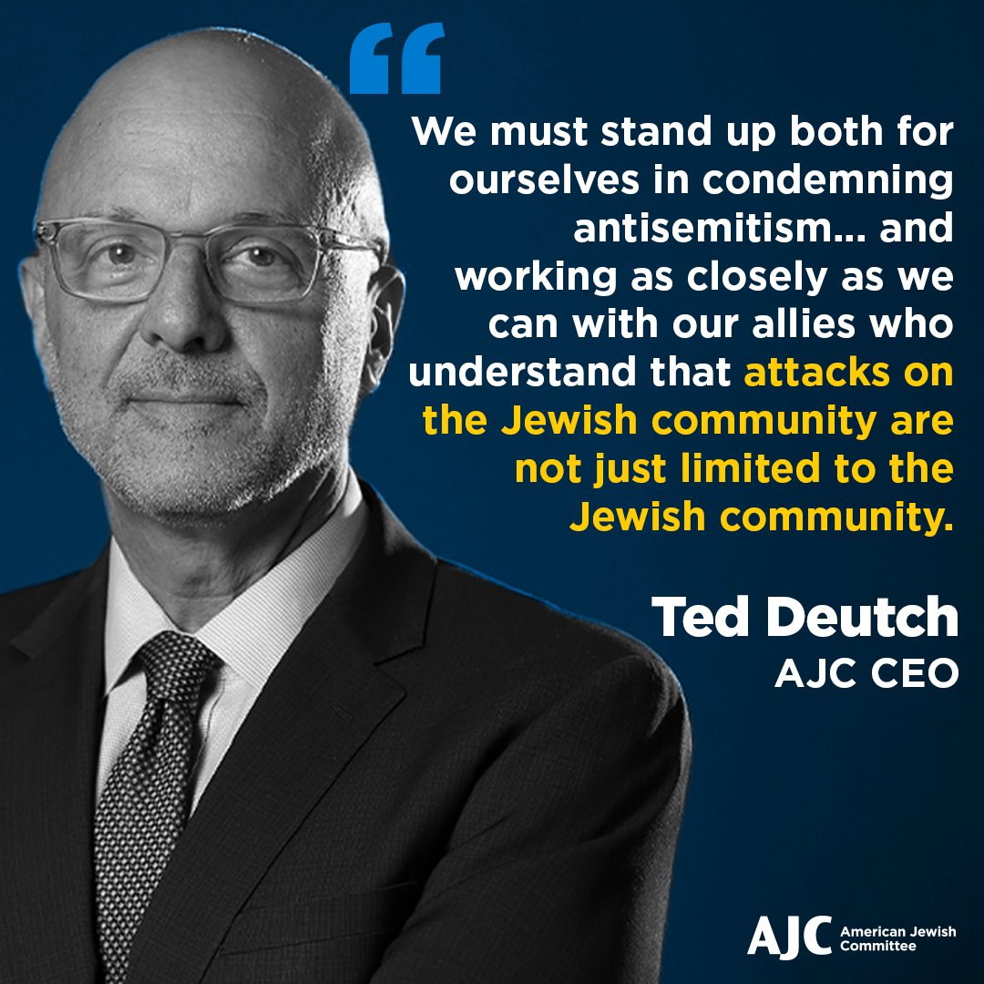 Hatred is most effectively fought when it is condemned by those who are not targeted. At @Jfederations' #GeneralAssembly22, @AJCCEO Ted Deutch made clear that when it comes to fighting hatred in all its forms, it is on all of us to work together.