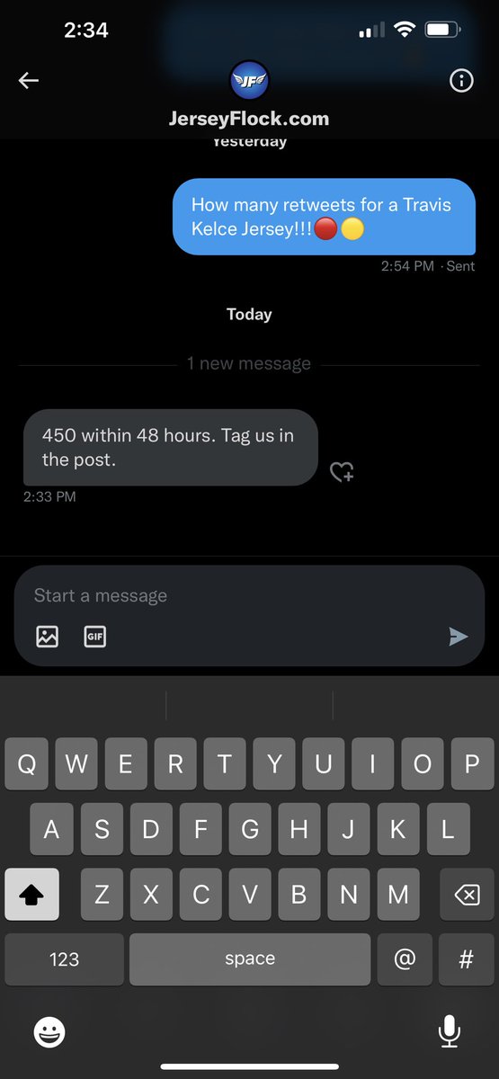 Help me out! 

450 retweets within 48 hours!!

<a href="/JerseyFlock/">ShopJerseyFlock.com</a> <a href="/tkelce/">Travis Kelce</a>