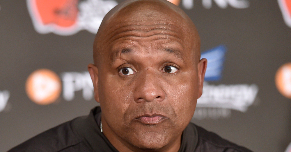 Rob_Shenanigans's tweet photo. This is the 5 year anniversary of Sashi Brown unplugging the fax machine so Hue Jackson &amp; Jimmy Haslam couldn't complete a trade that would've sent a 2nd Rd pick + a 3rd Rd pick to the Bengals for AJ McCarron. #Browns 🥂 https://t.co/jaqEXFzOzT