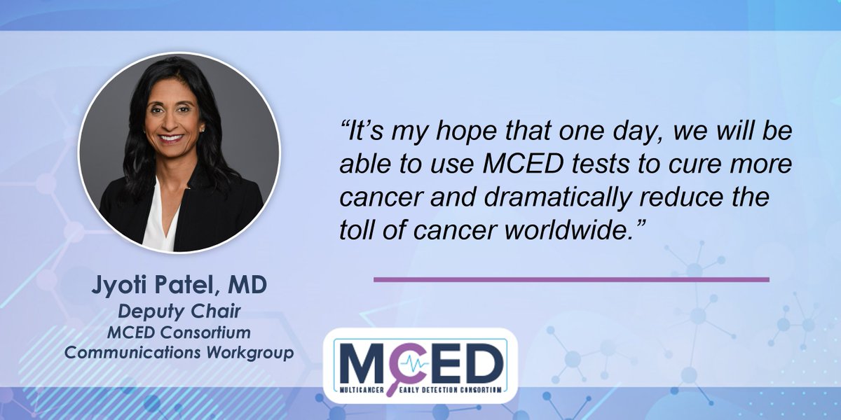Multicancer Early Detection (MCED) Consortium (@mced_consortium) on Twitter photo Recently, <a href="/JPatelMD/">Jyoti D Patel</a>, Deputy Chair of the Communications Workgroup released a Cancer.net blog about #MCED tests and how they may impact #cancerscreening.
cancer.net/blog/2022-10/w⦠Recently, <a href="/JPatelMD/">Jyoti D Patel</a>, Deputy Chair of the Communications Workgroup released a Cancer.net blog about #MCED tests and how they may impact #cancerscreening.
cancer.net/blog/2022-10/wβ¦