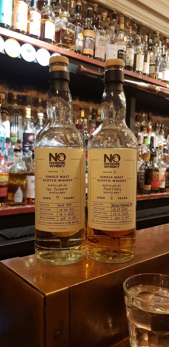 Finally got to try my buddy <a href="/NNWhisky/">No Nonsense Whisky 🥃</a> bottlings the Dalmore and Aberfeldy <a href="/Milroys/">Milroys of Soho</a> of Soho tonight, hats off to you buddy! #WhiskyTube #Youtubers