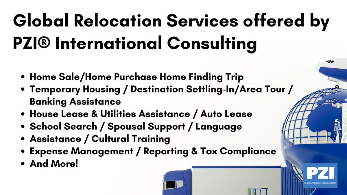 PZI_Consulting's tweet image. Coordinate a seamless move with PZI's Relocation Management Services!

We can handle your domestic and international moves. Learn more today: bit.ly/pziRelocationM…

#pziinternationalconsulting #pzi #relocationmanagement #employeerelocationmanagement