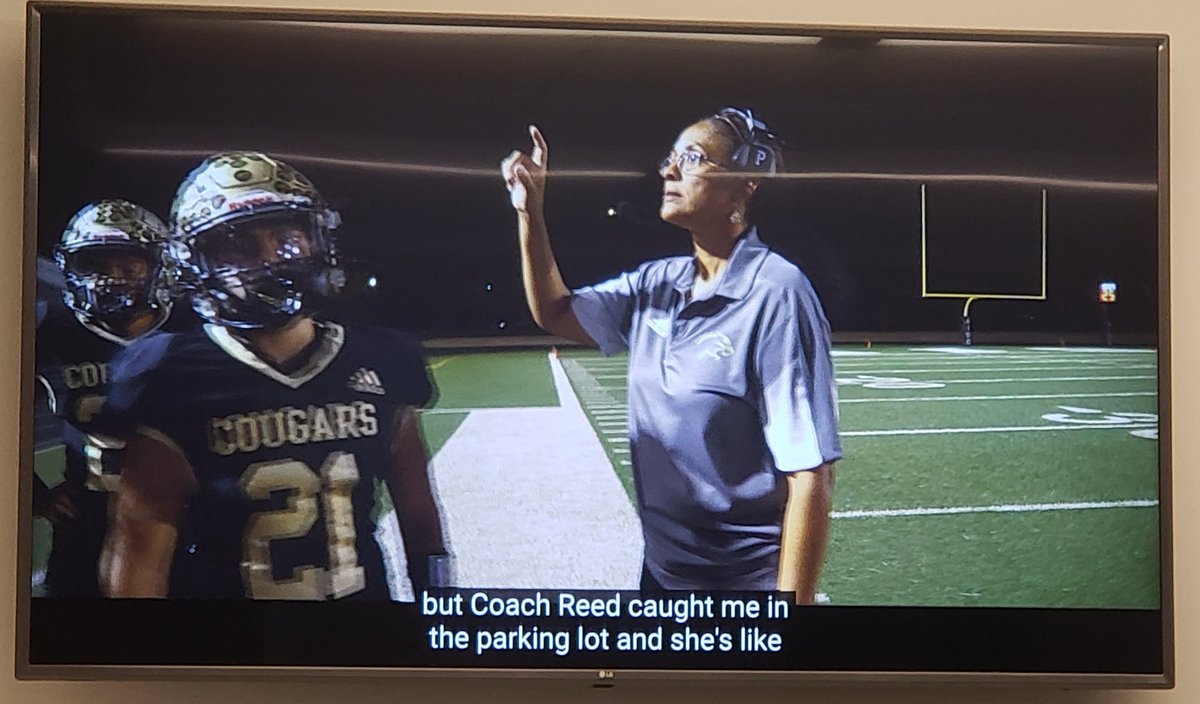 I love seeing #WomenInLeadership taking care of #aisdFuture on the field and in the classroom! Thank you Coach #MamaBear for all you do for @AustinCrockett football team! #SomosAISD #aisdProud #aisdFuturo #AustinISD #LeadershipMatters