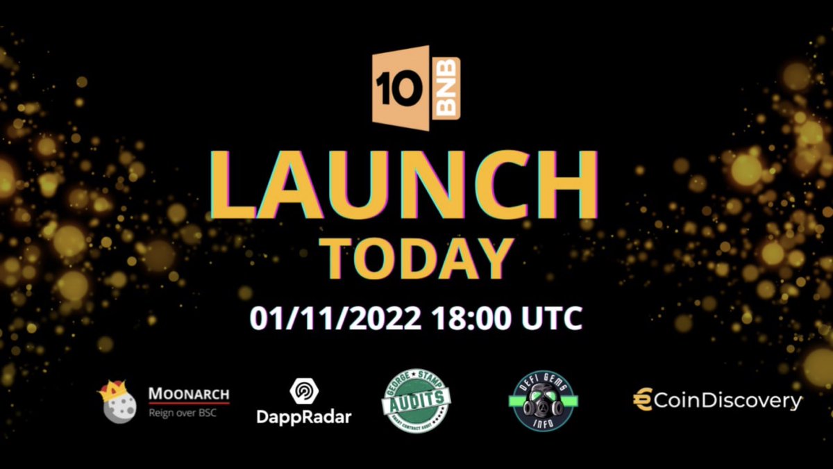 hdcoints's tweet image. 👋 $BNB miner | 20% DAILY ROI | 200% total profit.  This is moving fast!! #bsc #defi #miner #ROI 
Use my ref: 10bnb.io/?ref=0x22F532d…

🚀 LAUNCH DATE: Nov 1, 2022, 18:00 UTC