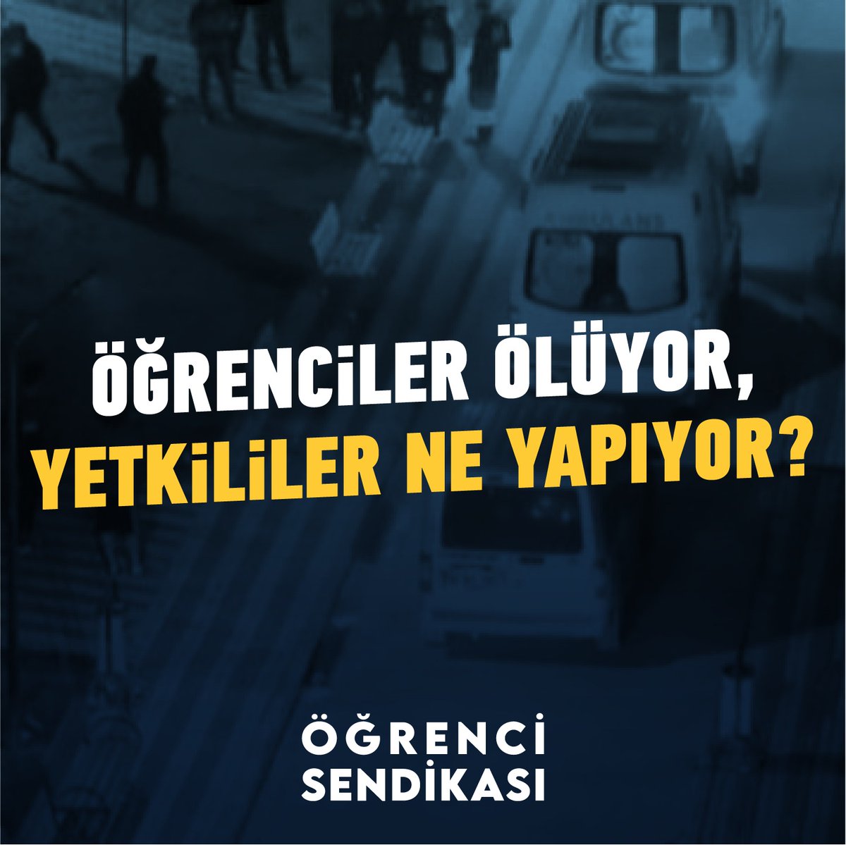 Uludağ Üniversitesi İngilizce Öğretmenliği 2. sınıf öğrencisi Yusuf kaldığı #KYK yurdunda intihar etti.

Öğrencilerin intihar haberlerini almadığımız haftalar artık enderleşmeye başladı.

Bunu asla normalleştirmeyeceğiz, bir sıra arkadaşımızı daha kaybetmeye tahammülümüz yok!