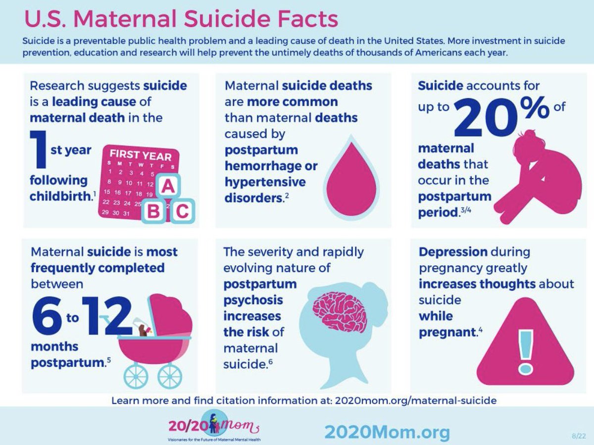 My heartbreaks to think about how forced birth is going to contribute to these numbers. Parenthood (particularly without support) is so hard and truly takes a toll. I wish that postpartum planning was equally thought about as often as creating a birth plan or having a doula.