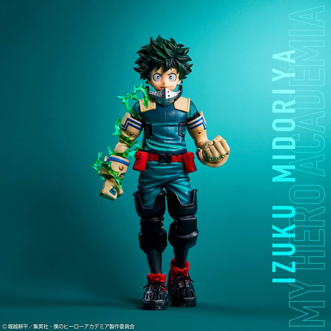 💥 My Hero Academia 

🔥Ya está disponible en tiendas el Ichiban Kuji My Hero Academia Next Generations 

🟢 Un Kuji que viene cargado de figuras únicas como esta figura de 17,5 cm de Izuku Midoriya 

¡Pide que lo traigan en tu tienda habitual!
