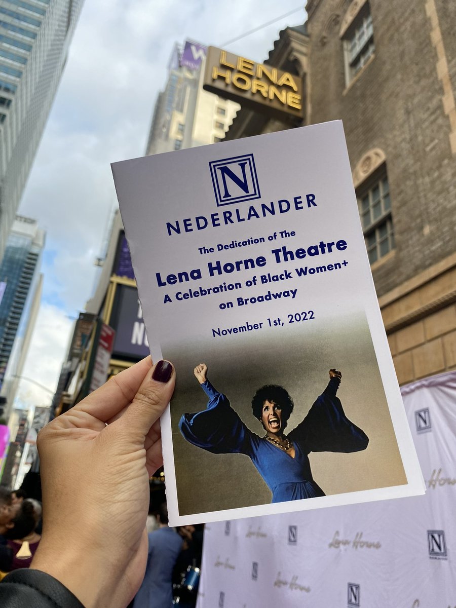 Today we celebrate the unveiling of the newly renamed Lena Horne Theatre as well as the enduring legacy of the actress, singer and civil rights activist.