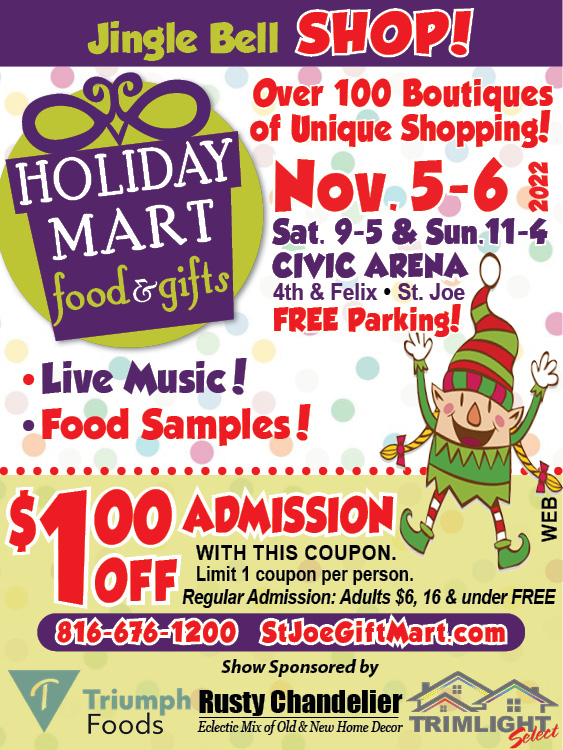 Don't miss the Jingle Bell Shop! Nov 5-6! St. Joe Holiday Mart! - mailchi.mp/rjpromotions/d…
#stjoeholidaymart #shopping #christmas