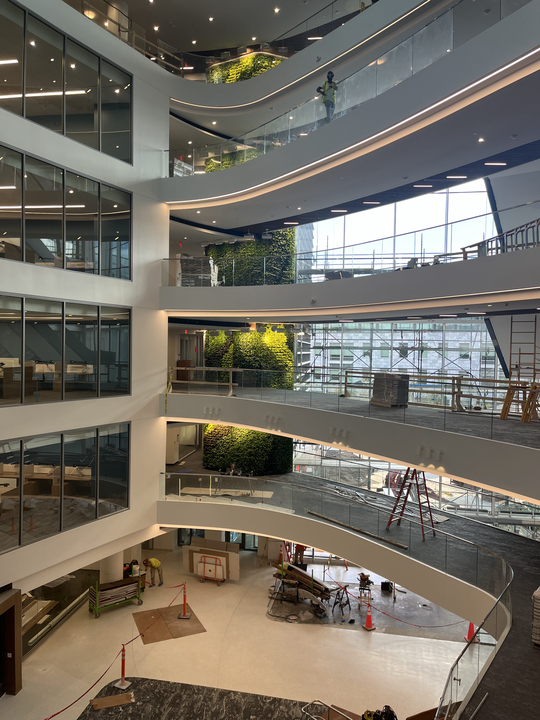 Emory University's Health Sciences Research Building multi-level Versa is being set up. Very excited about this project! More info to come. Interested in learning more? gsky.com #project #greenwalls