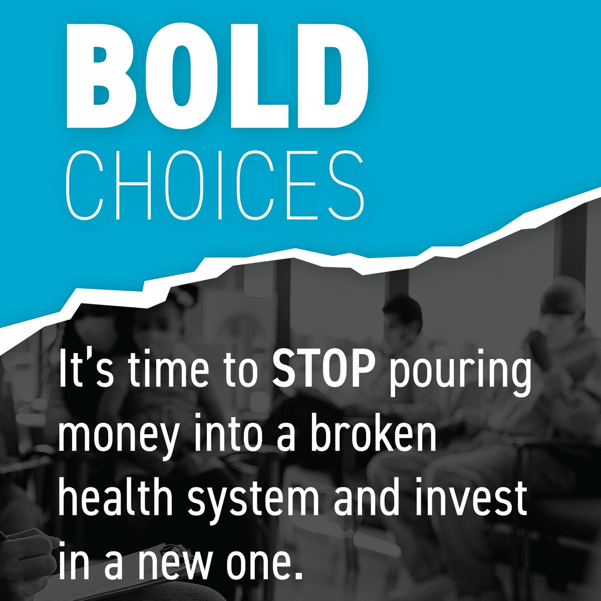 Current #CDNhealth budgets are unsustainable—existing models of care are out of sync with the way we live and the care we need. The first session of the Bold Choices series revealed that we need more money, but also smarter spending and investments in new models of care.
