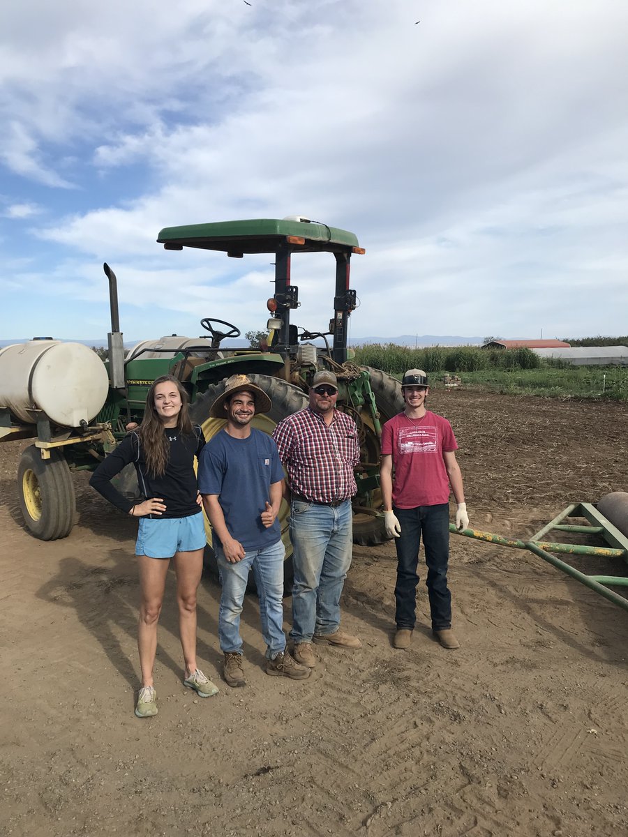 CSUChicoRegenAg's tweet photo. Our students worked with professor Hossein Zakeri (behind the camera) and our amazing technicians, Kevin and Victor, all day on Saturday getting seed in the ground for a cover crop field trial at the University Farm. Good job, everyone!
#CRARS #ChicoState #UniversityFarm https://t.co/9ZMs818xF0
