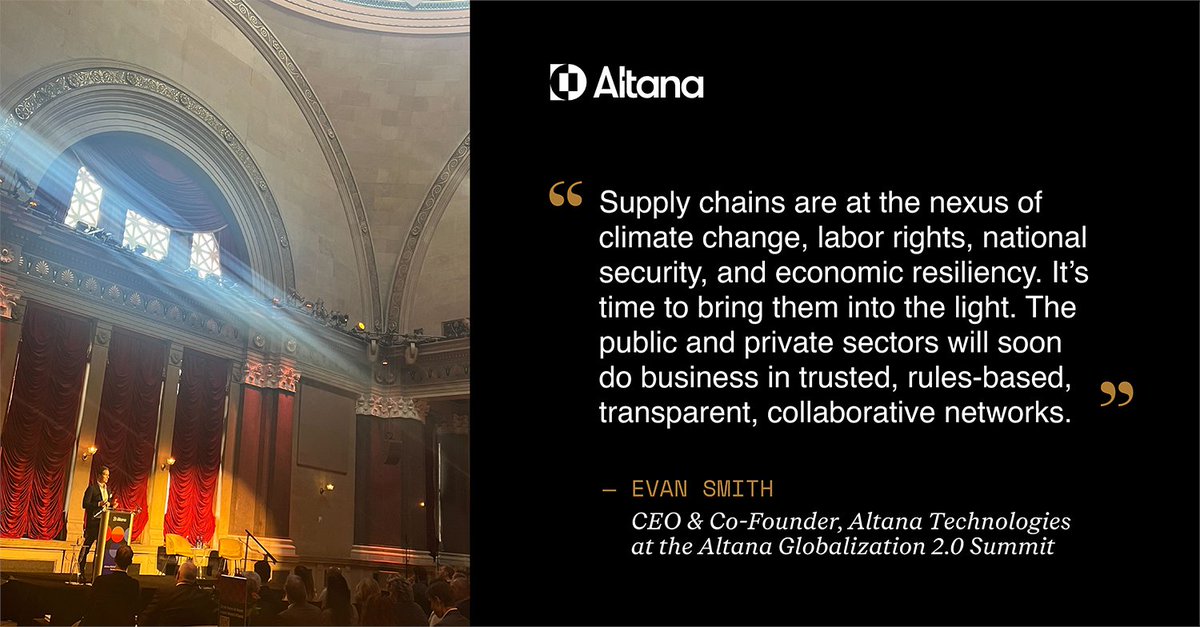 Altana and guests take over The Weylin, formerly the Williamsburgh Savings Bank Building, for the Inaugural Altana Globalization 2.0 Summit. #globalization #supplychain #trustednetworks #nationalsecurity