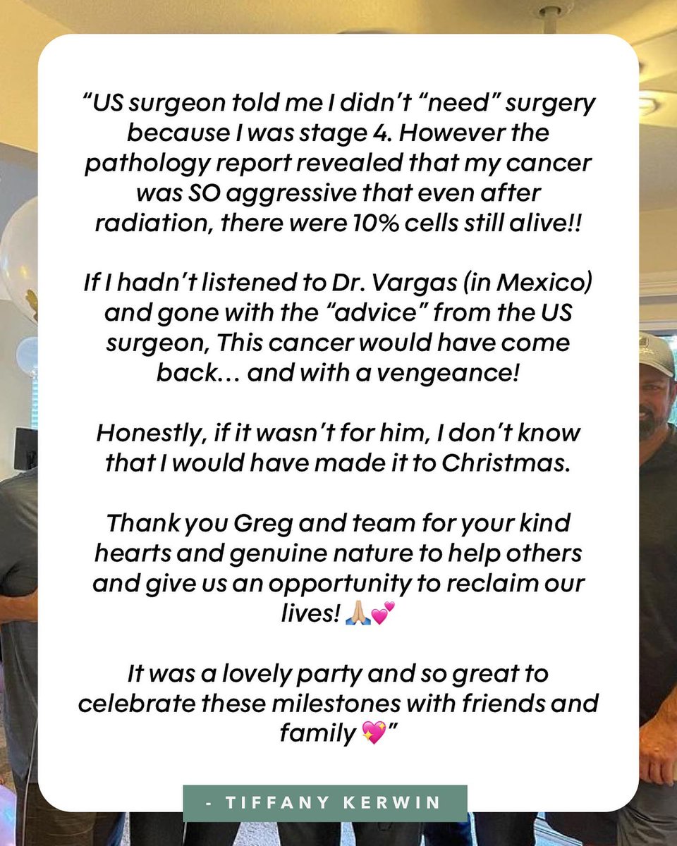 IntegrativeCCA's tweet image. Tiffany’s life changing experience with us touches our hearts. We treat every patient in a unique way. If you’ve been told your tumor is inoperable, we welcome you to get a second opinion from ICCA. #testimonial #testimonialtuesday #patienttestimonial #cancersurvivor #cancerfree