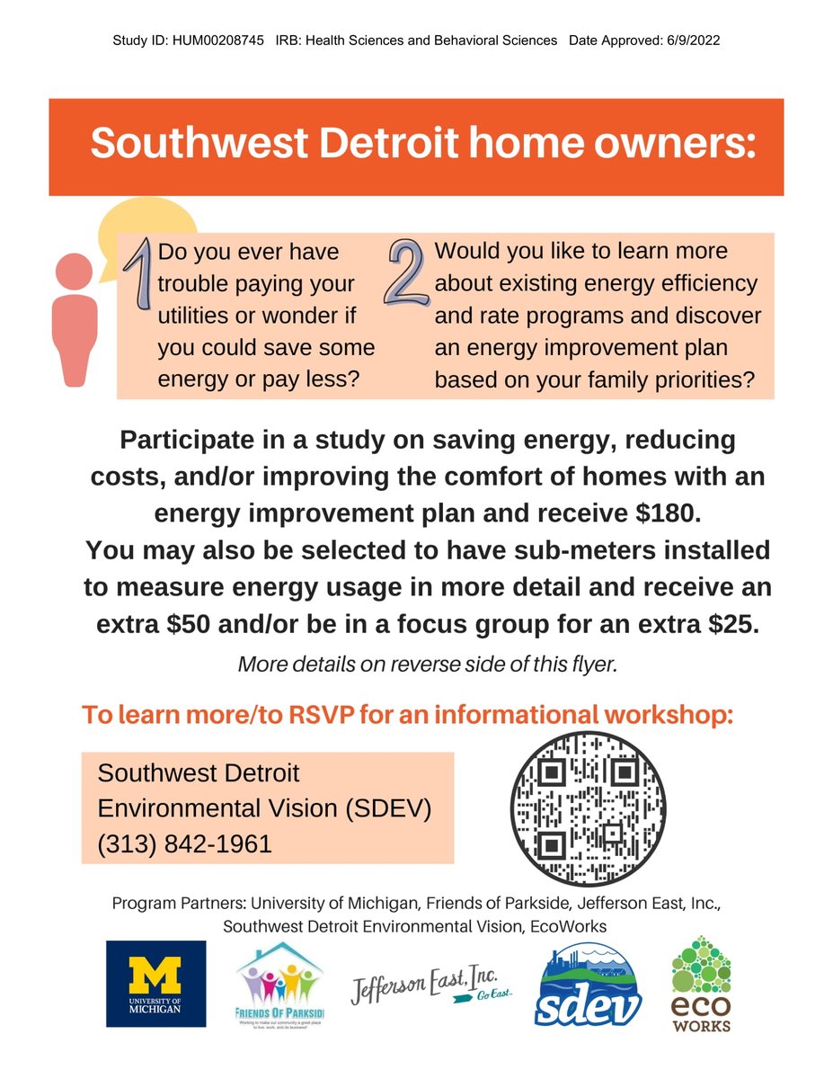 Raquel Garcia (@raquelgarciaand) on Twitter photo Would you like to reduce your energy use, save $, & release fewer emissions into the atmosphere? Our next recruitment event is 11/17, 6- 8 PM. To join, please send an email to raquel@sdevweb.org or call or text SDEV's Office at 313-842-1961. #swdetroit Would you like to reduce your energy use, save $, & release fewer emissions into the atmosphere? Our next recruitment event is 11/17, 6- 8 PM. To join, please send an email to raquel@sdevweb.org or call or text SDEV's Office at 313-842-1961. #swdetroit