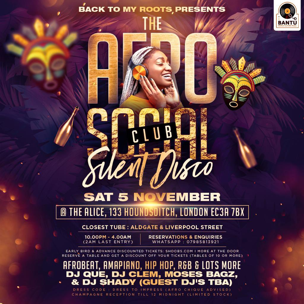 TheBantuGroup's tweet photo. This weekend.. let’s party. We’re starting with the headphones on, and ending at 4am with a dance floor on fire!! Don’t miss out. Tix on sale at https://t.co/Ok6OWoEtvV https://t.co/4gJfzUzxvN