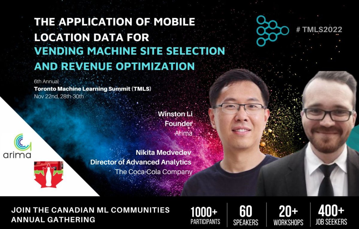 arimadata's tweet photo. Learn an innovative approach to optimize vending machine placement with mobility data and location intelligence.

Learn more about the TMLS 6th annual conference and get your ticket today!
https://t.co/qLdGnwKDbV https://t.co/BXrjFbZkRd