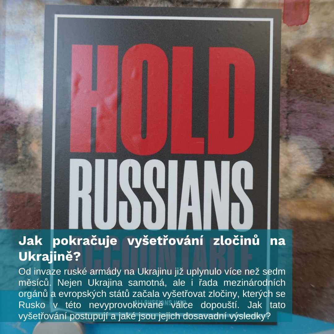 _clpd's tweet image. Dagmar Matúšů pro Vás připravila článek, jímž se opět přesuneme do chmurné Ukrajiny.

👉 centrumlidskaprava.cz/blog/volani-po…

Již od samého počátku invaze ruské armády na Ukrajinu bylo mezinárodní společenství svědkem rozsáhlého porušování lidských práv. Jak tato vyšetřování postupují? ☹️🇺🇦